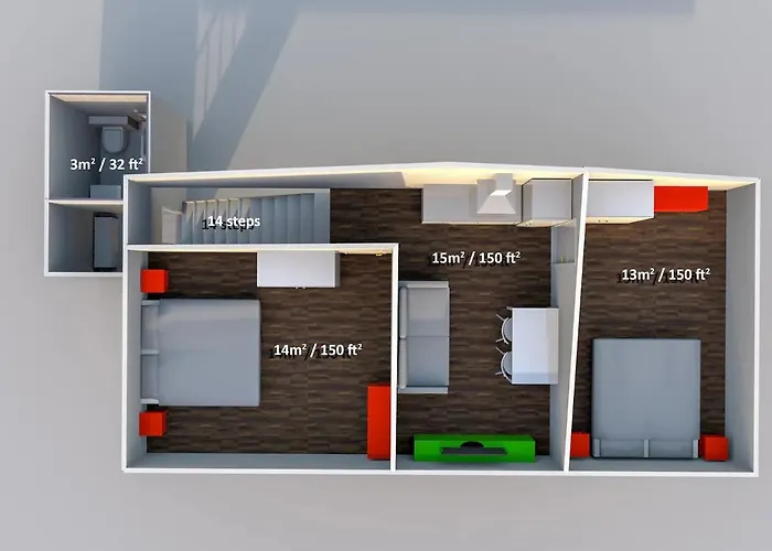 شقة Piccola - 50m From *